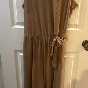 Elegant Tan Women's jumpsuit